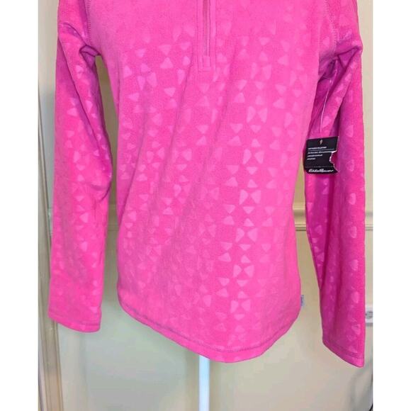 NWT Eddie Bauer Lava Fast Fleece Raglan Sleeve 1/4 Zip Sweatshirt Size S - Picture 4 of 7
